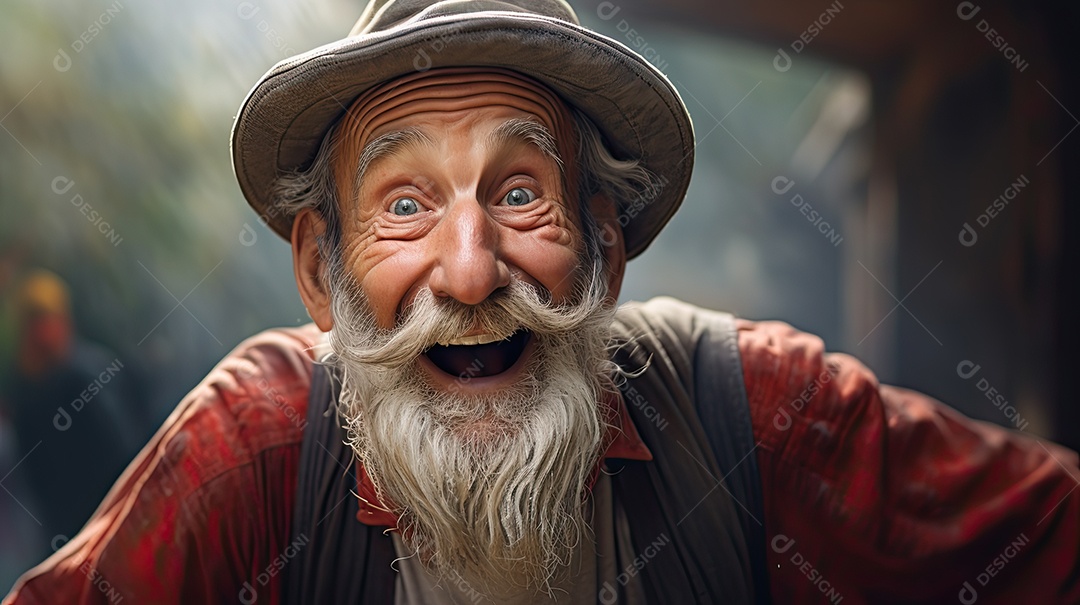 Idosos felizes celebrando a vida