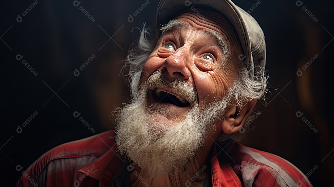 Idosos felizes celebrando a vida