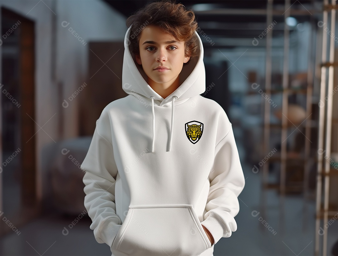 Mockup de Moletom Infantil PSD Editável