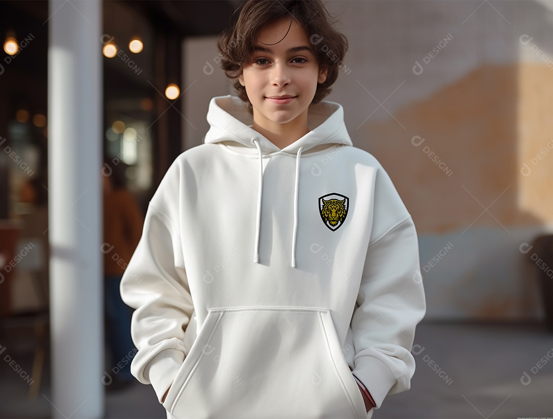 Mockup de Moletom Infantil PSD Editável