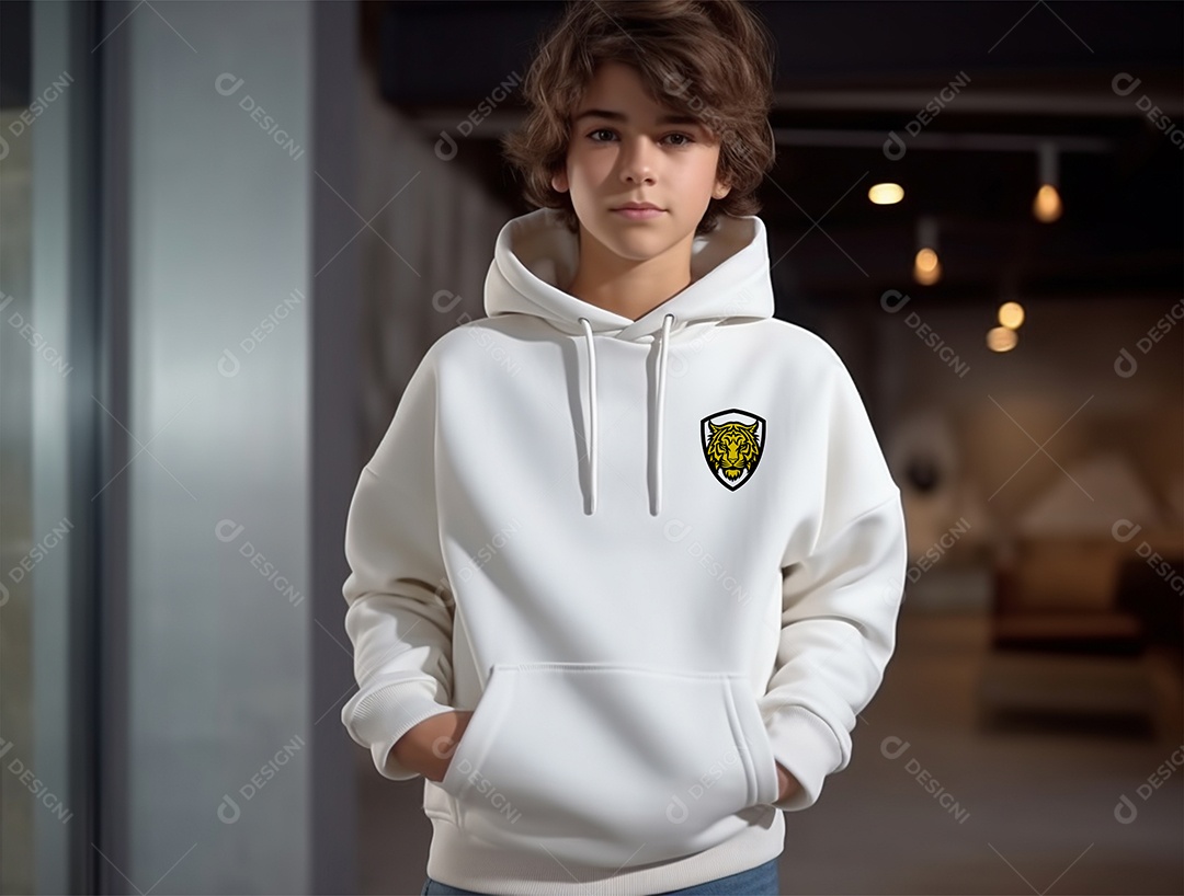 Mockup de Moletom Infantil PSD Editável