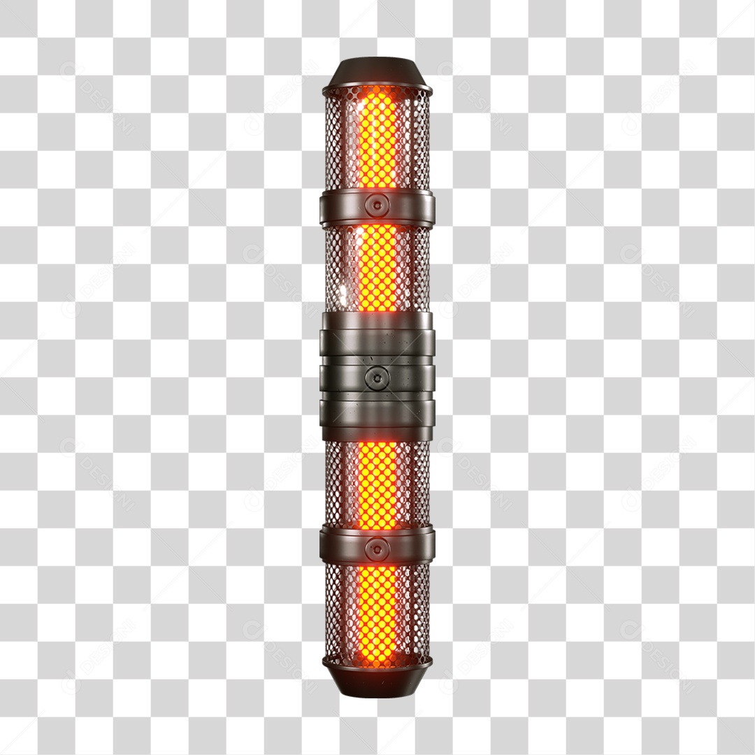 Base Grande de Ferro Estrutura Luzes PNG Transparente