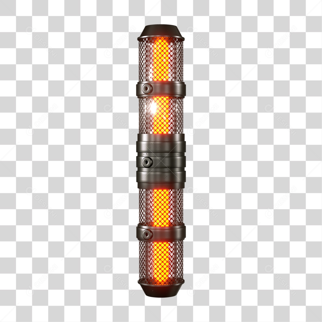 Base Grande de Ferro Estrutura Luzes PNG Transparente