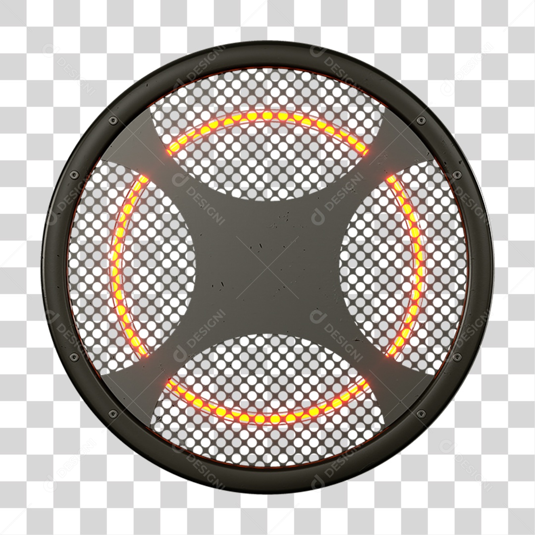 Base Grande de Ferro Estrutura Luzes PNG Transparente