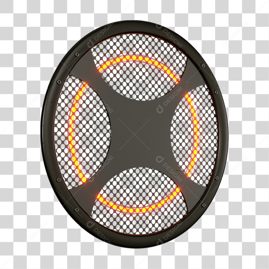 Base Grande de Ferro Estrutura Luzes PNG Transparente