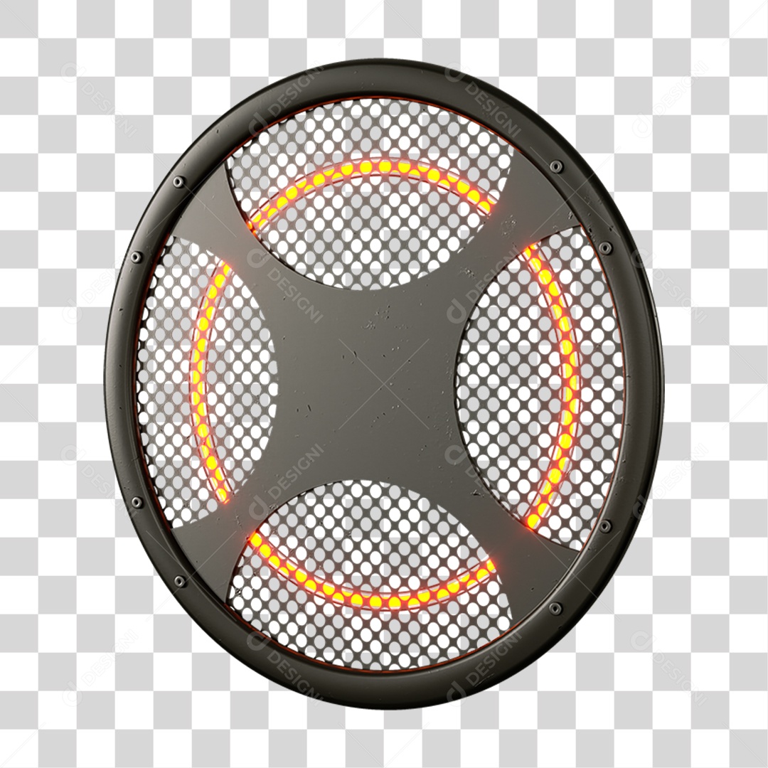 Base Grande de Ferro Estrutura Luzes PNG Transparente