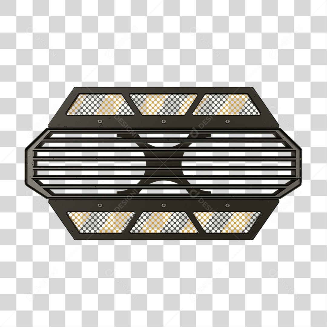 Base Grande de Ferro Estrutura Luzes PNG Transparente