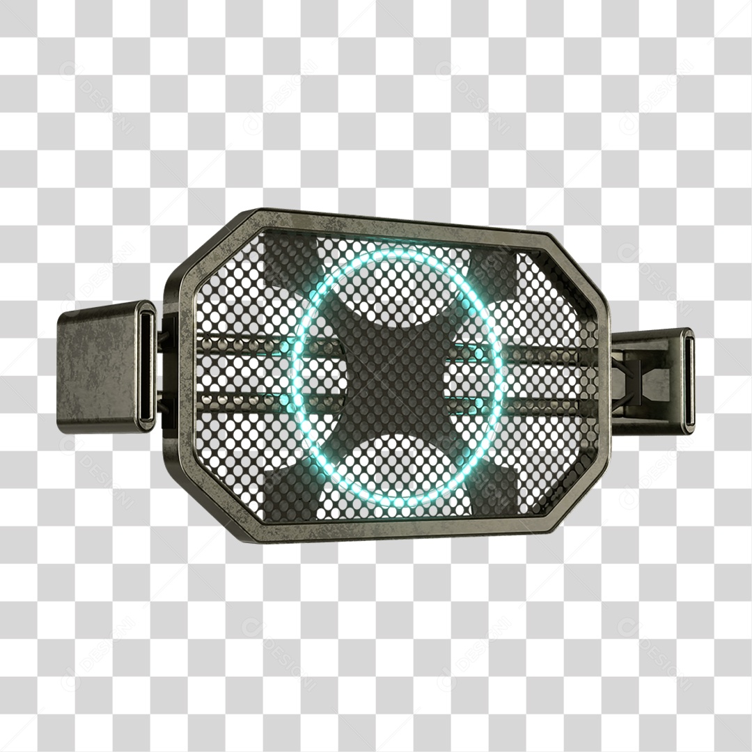 Base Grande de Ferro Estrutura Luzes PNG Transparente