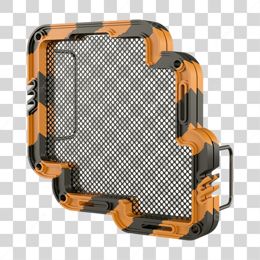 Base Grande de Ferro Estrutura Luzes PNG Transparente