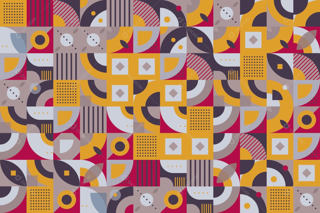 Padrão Geométrico Abstrato Ilustração Vetor EPS