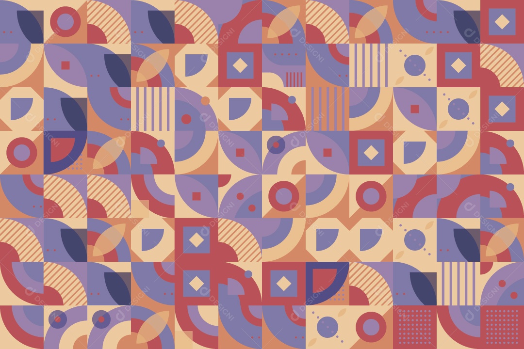 Padrão Geométrico Abstrato Ilustração Vetor EPS