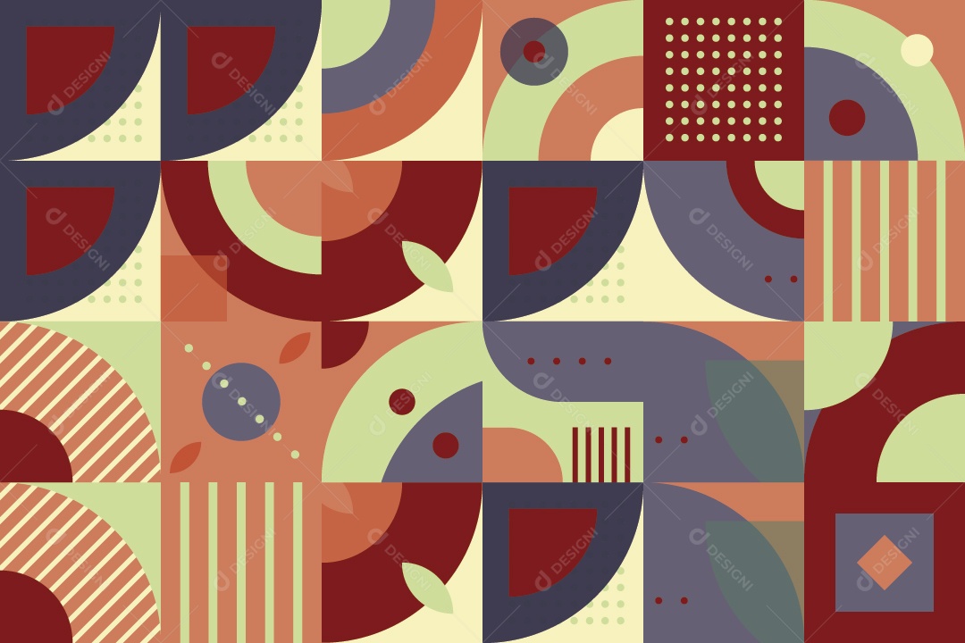 Padrão Geométrico Abstrato Ilustração Vetor EPS