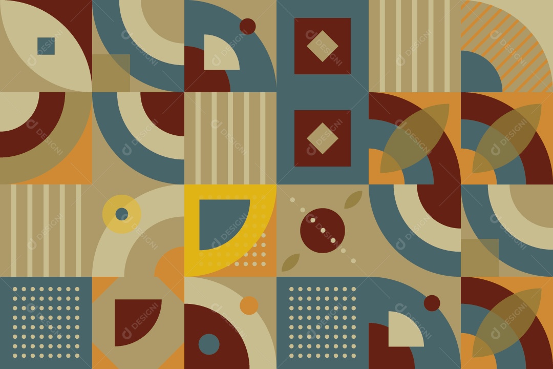 Padrão Geométrico Abstrato Ilustração Vetor EPS