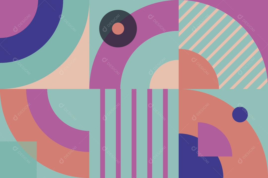 Padrão Geométrico Abstrato Ilustração Vetor EPS