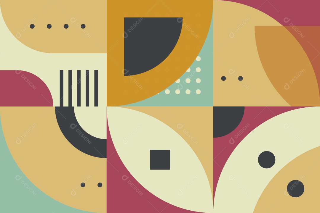 Padrão Geométrico Abstrato Ilustração Vetor EPS