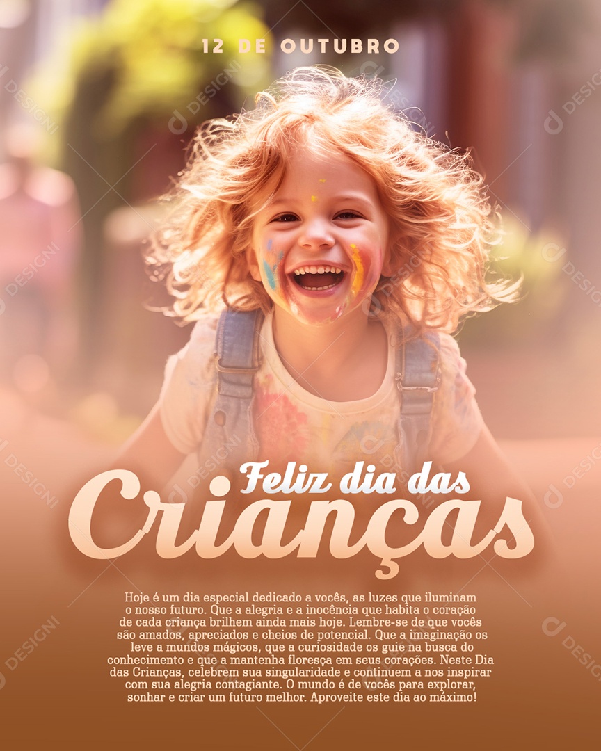 Social Media Feed Feliz Dia Das Crianças 12 De Outubro PSD Editável