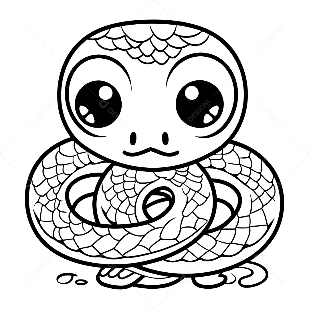 Cabra Desenho Para Colorir Vetor EPS