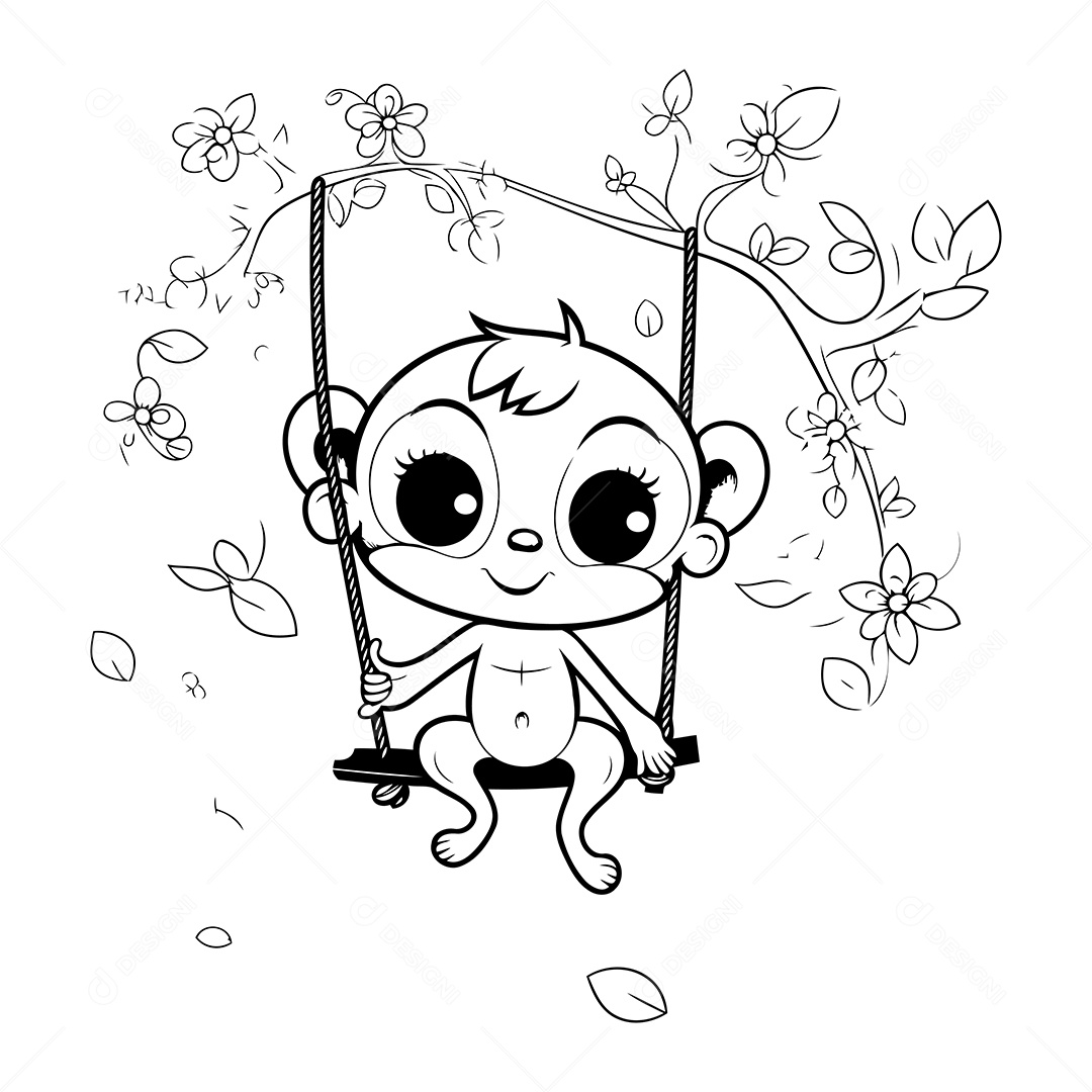 Dinossauro Desenho Para Colorir Vetor EPS