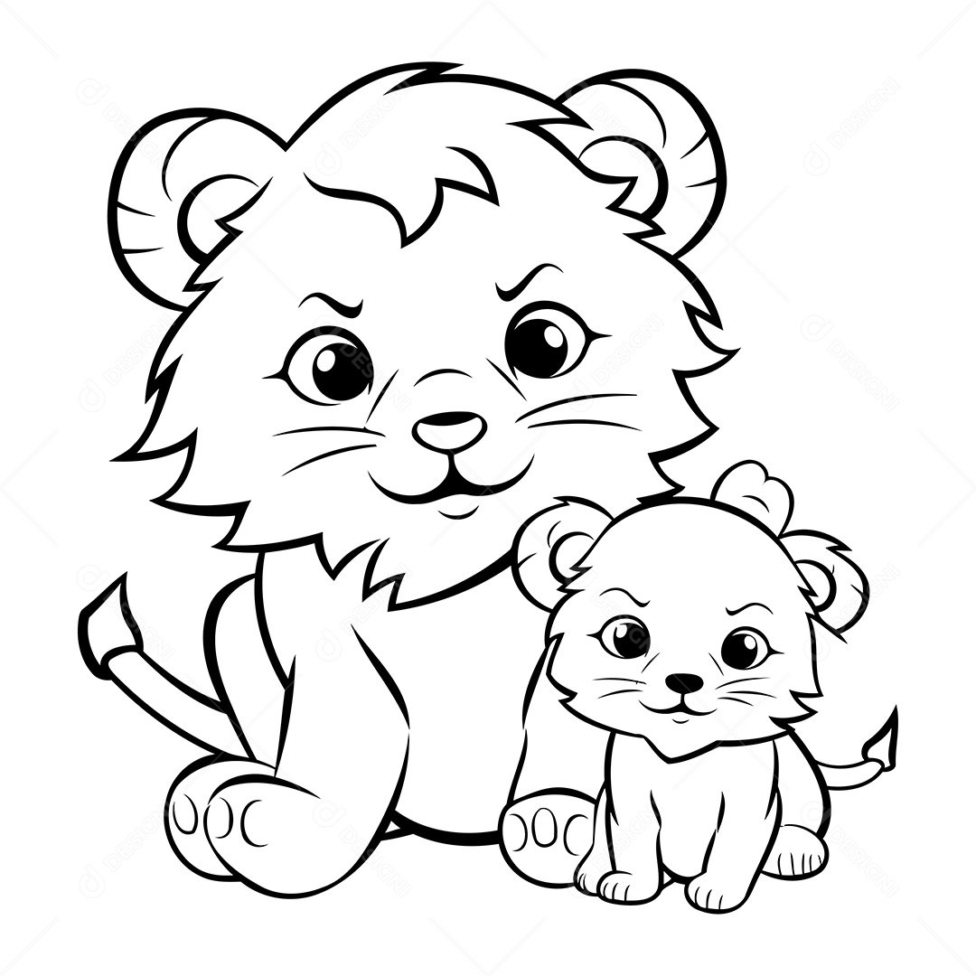 Gato Desenho Para Colorir Vetor EPS