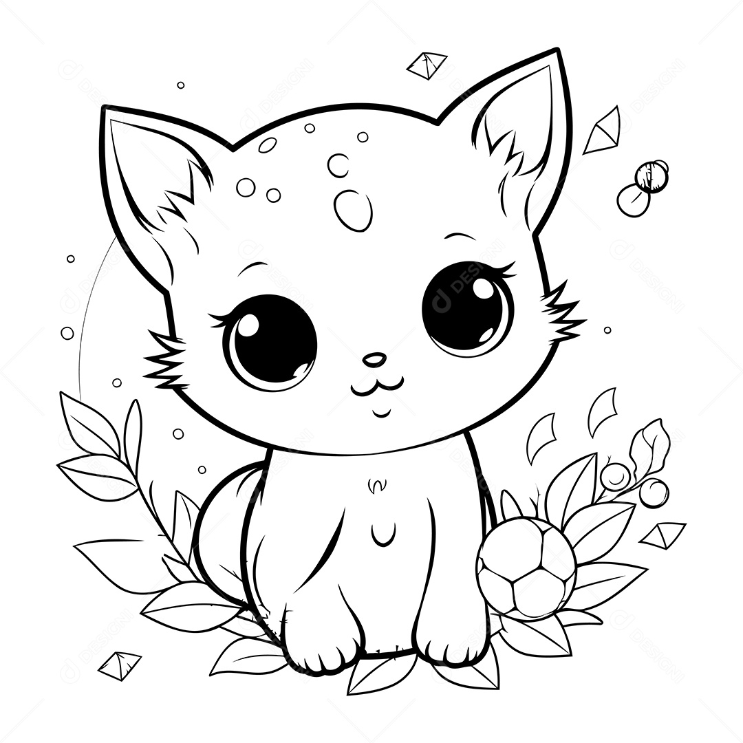 Gato Desenho Ilustrações Vetores EPS