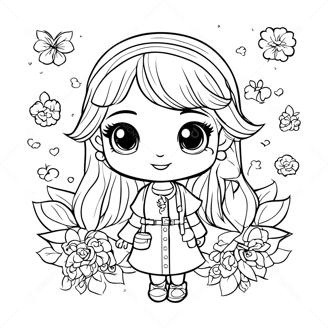 Aranha Desenho Para Colorir Vetor EPS