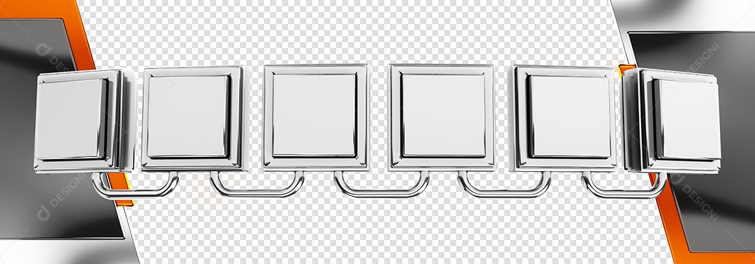 Base de Texto para Black Friday Elemento 3D para Composição PSD