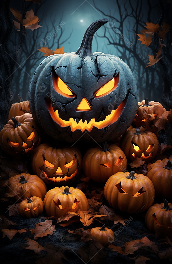 Cenário de halloween Ilustração