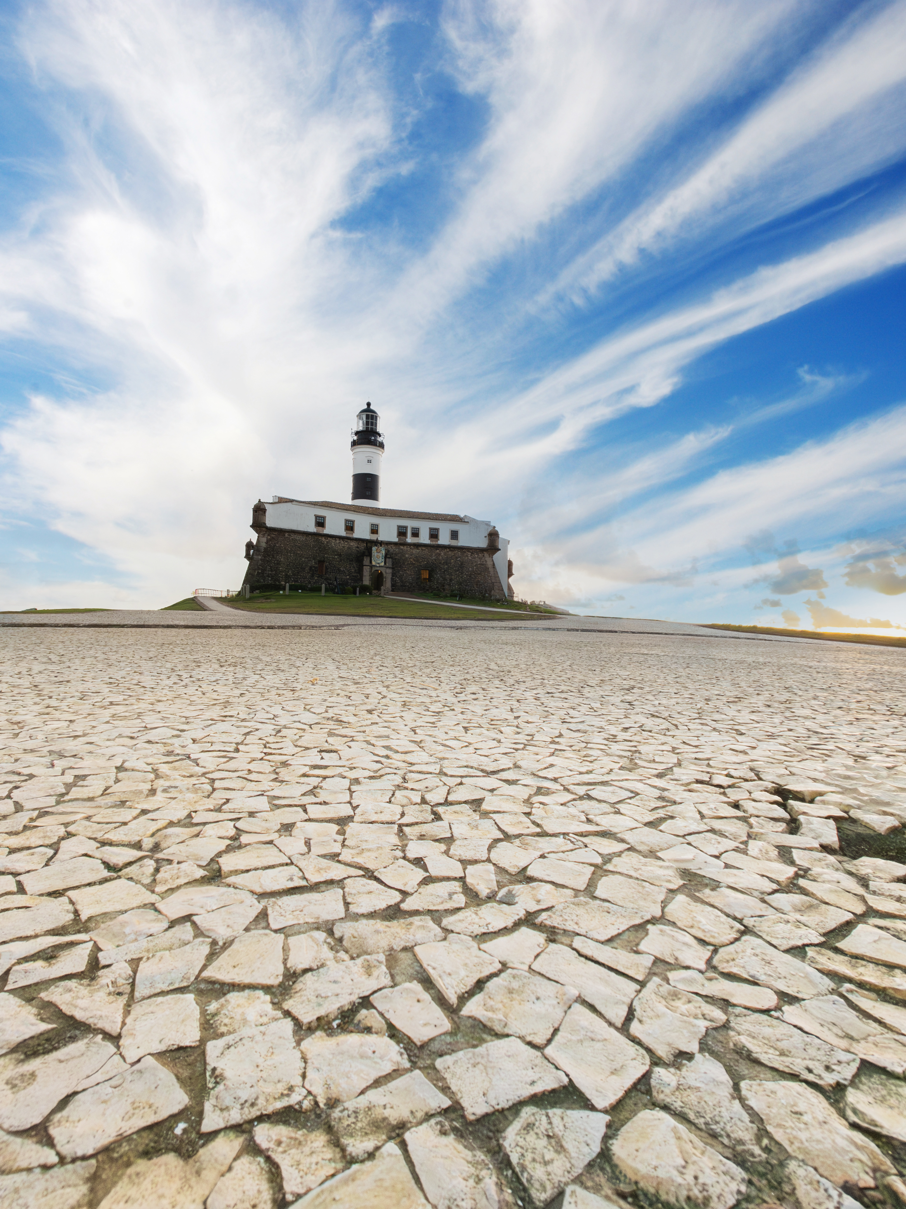 Bela vista do Farol da Barra em Salvador