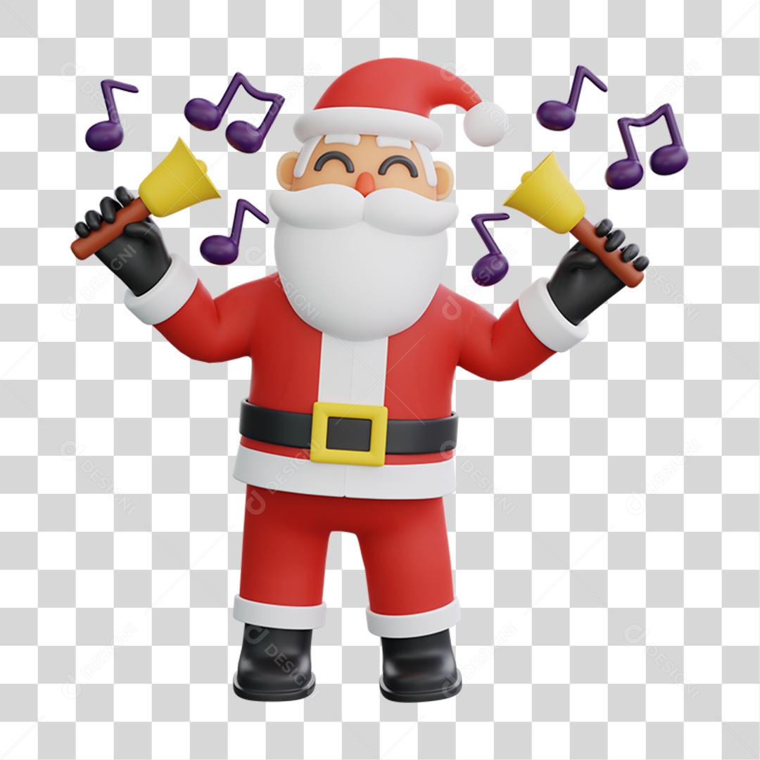 Papai Noel Final de Ano Natal PNG Transparente