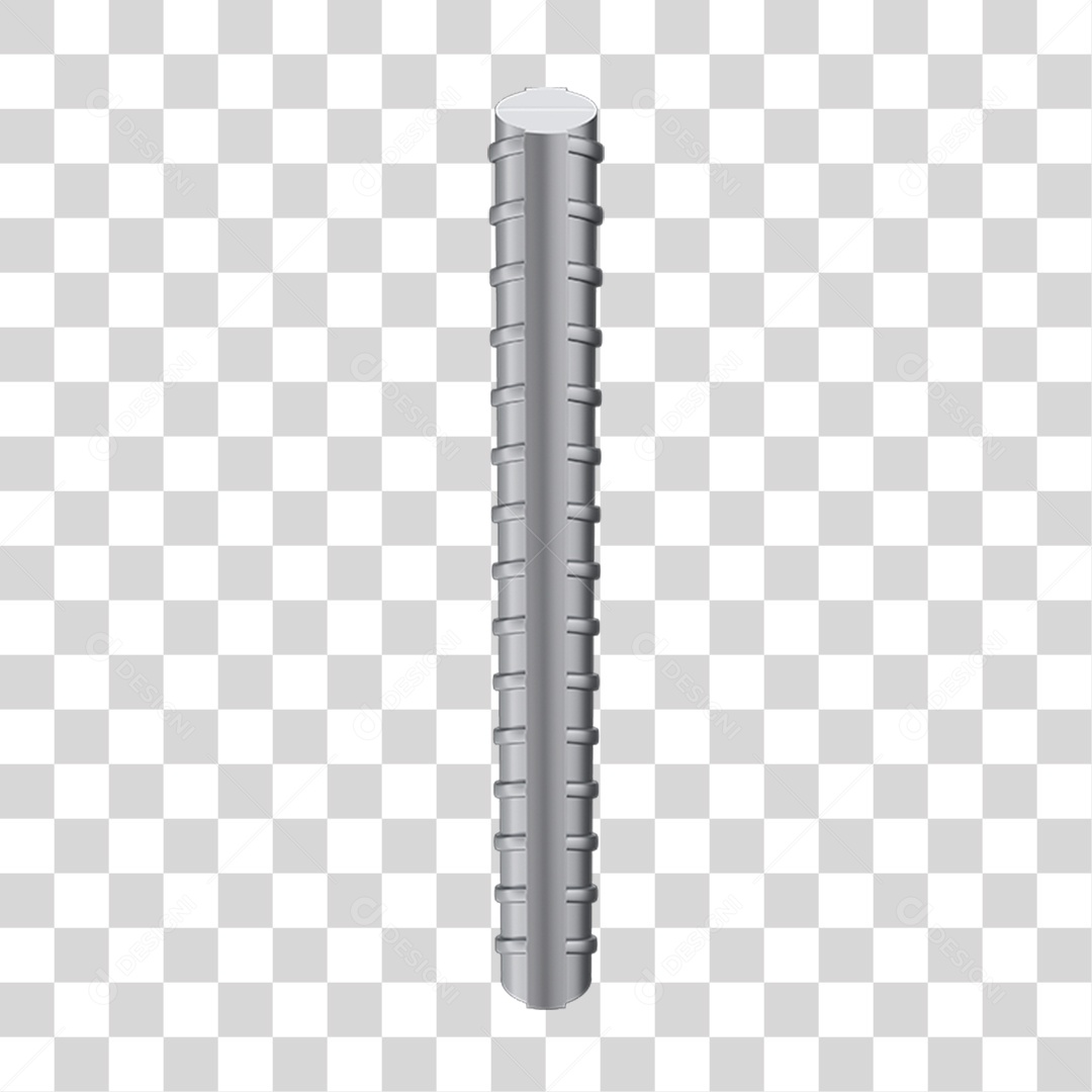 Vergalhão Barra de Ferro PNG Transparente