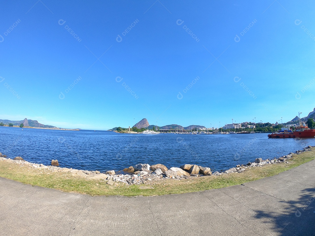 Vista da glória marinha