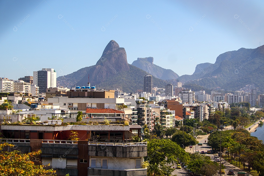 Vista do Two Hill Brother no Rio de Janeiro Brasil