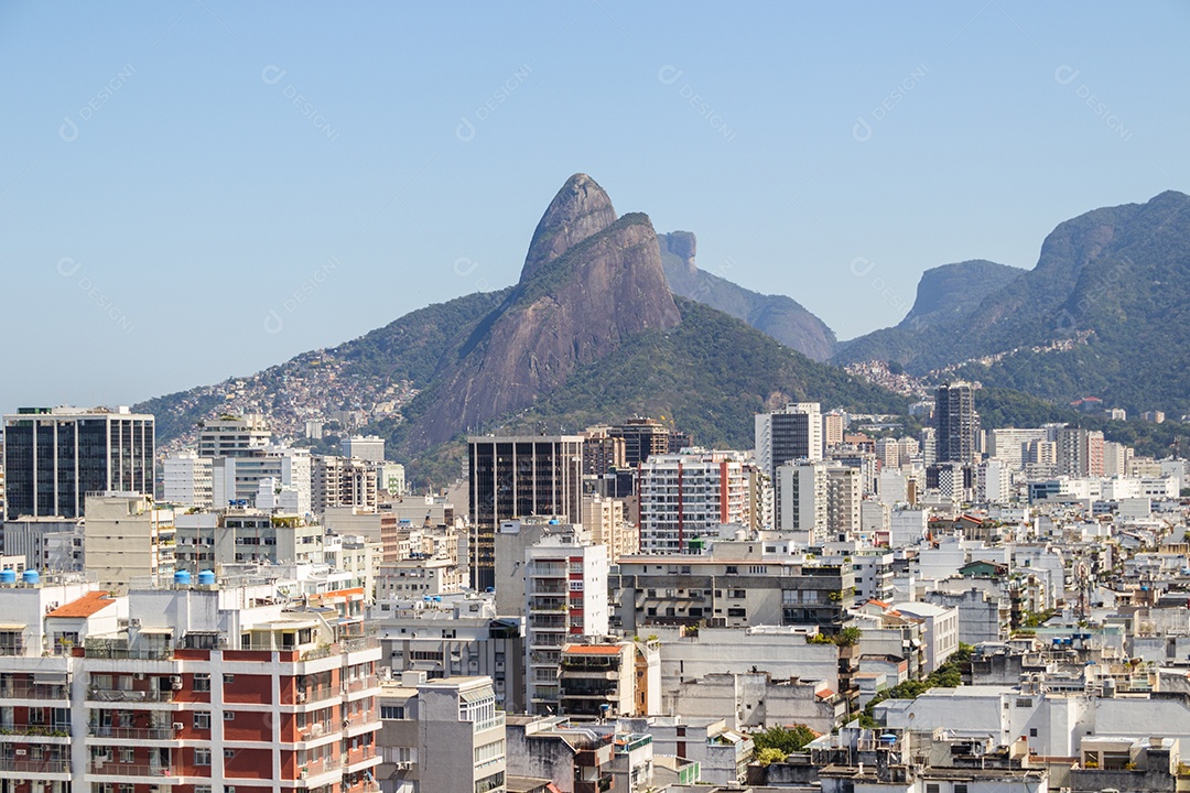 Vista do Two Hill Brother no Rio de Janeiro Brasil