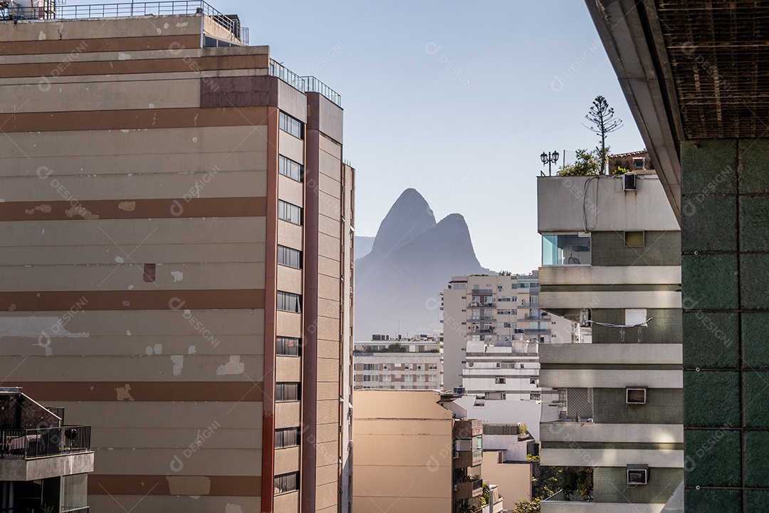 Vista do bairro de ipanema no Rio de Janeiro Brasil