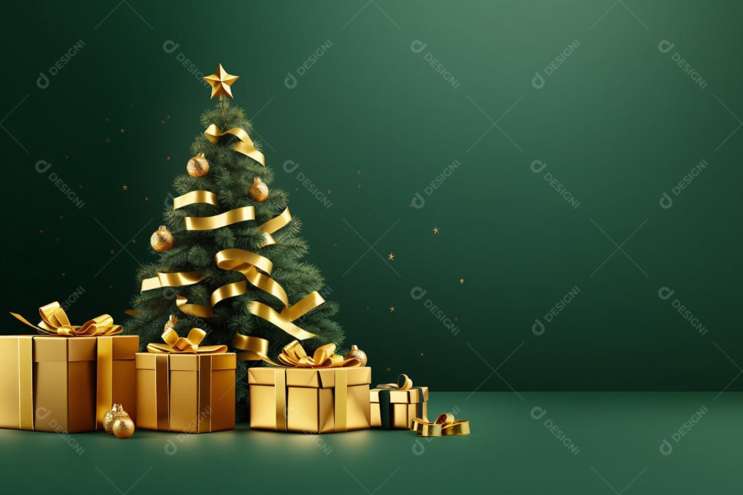 Cenário de natal Ilustração