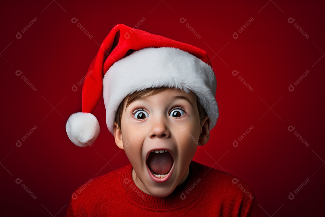 Criança jovem feliz em um fundo isolado