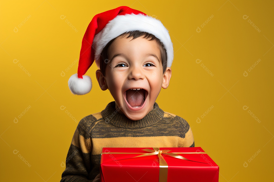 Criança jovem feliz em um fundo isolado