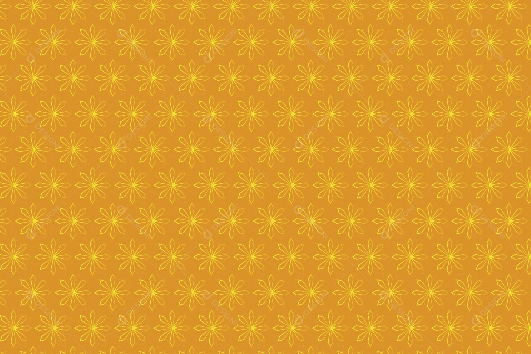 Padrão de Flores Ilustração Vetor EPS