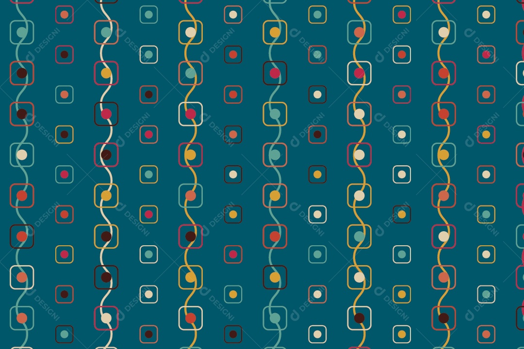 Padrão de Papel de Parede Ilustração Vetor EPS