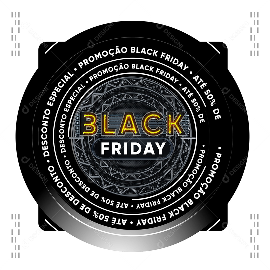 Black Friday Até 50% De Desconto Especial Loja Social Media PSD Editável