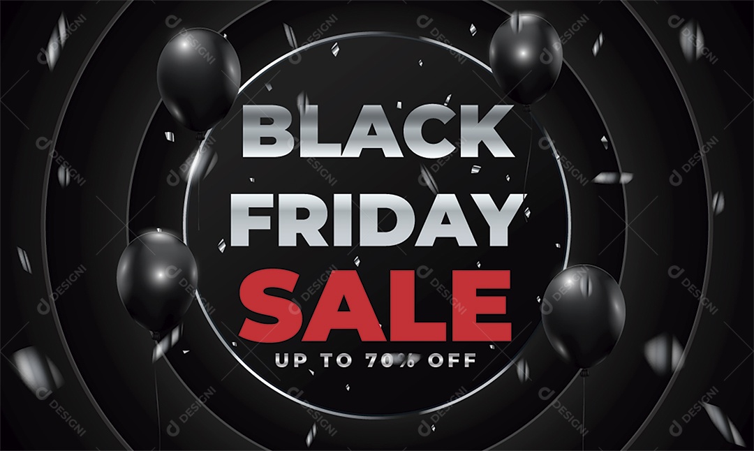 Black Friday Ilustração EPS Editável