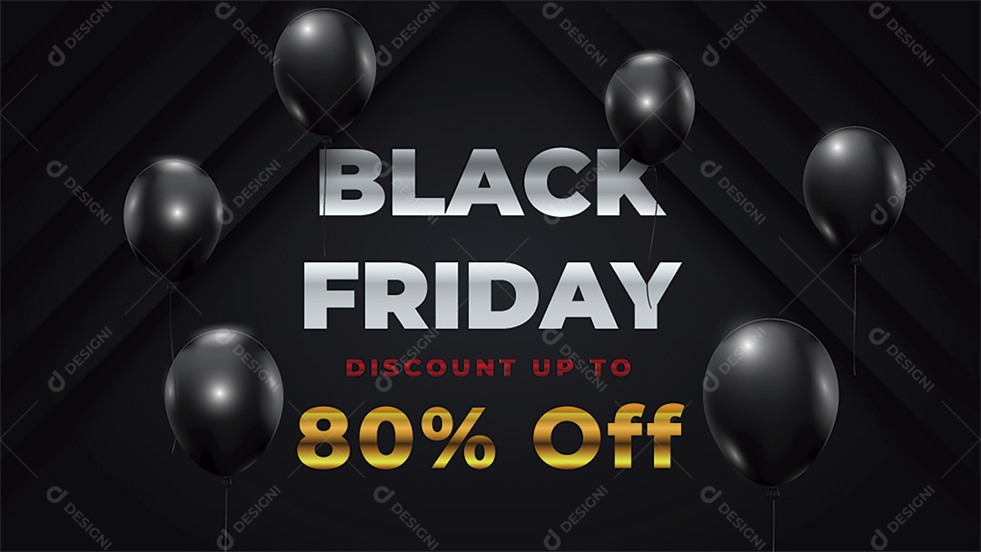 Black Friday Ilustração EPS Editável