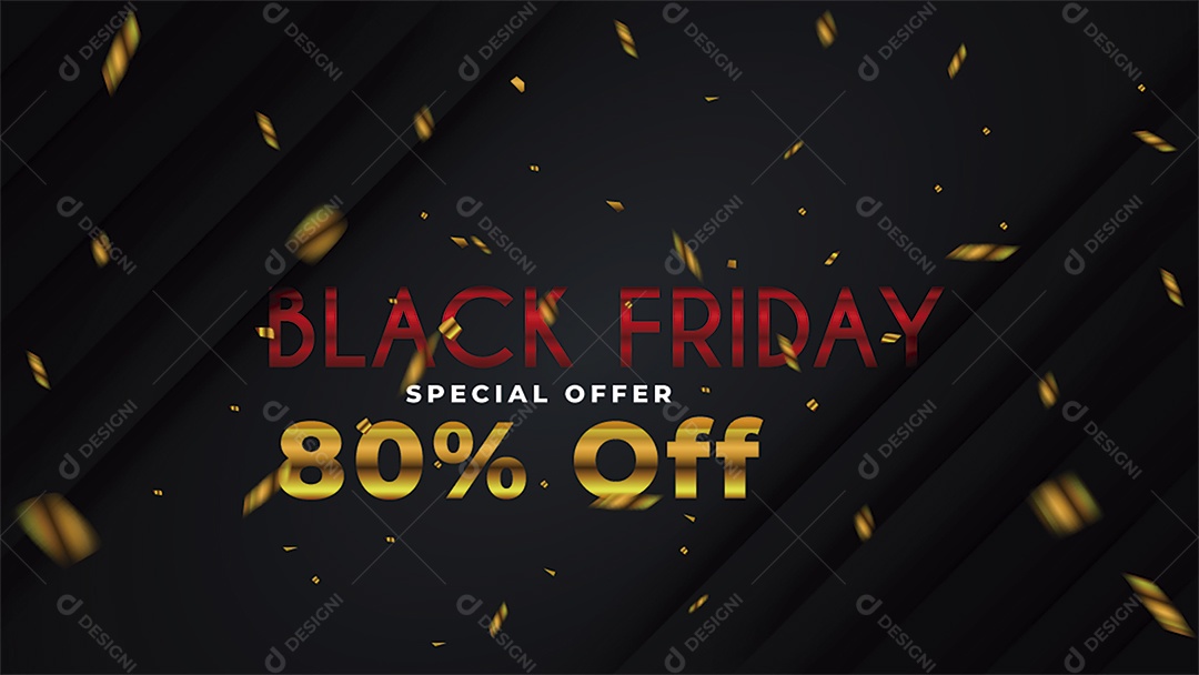 Black Friday Ilustração EPS Editável