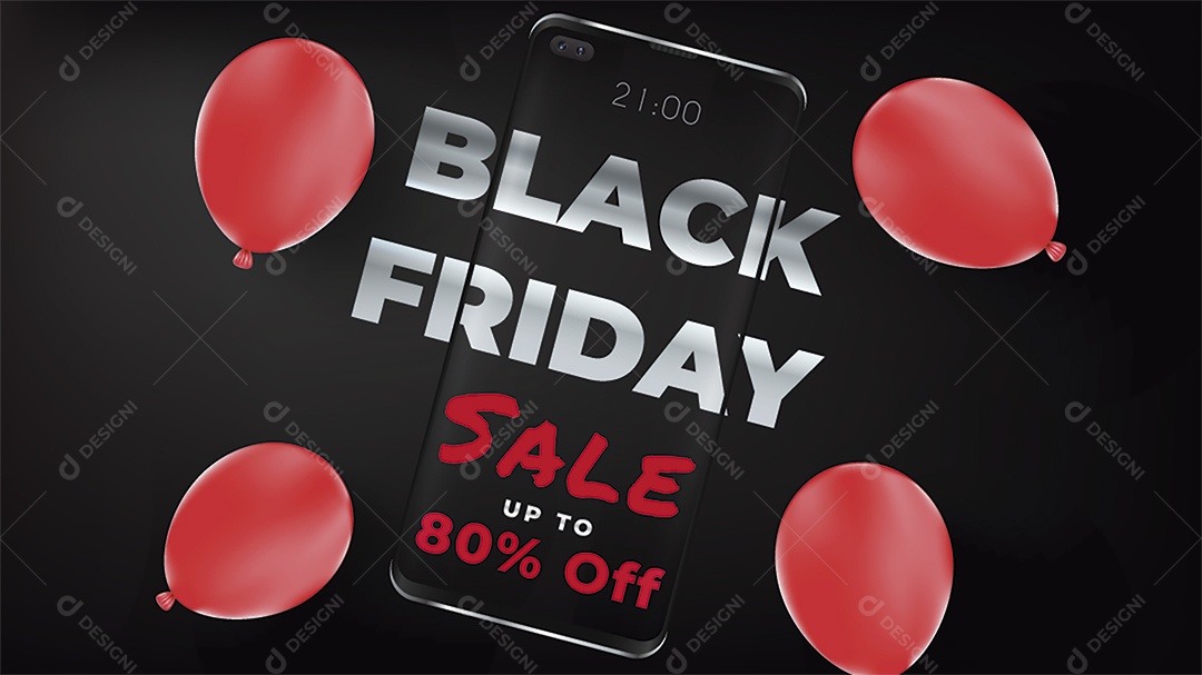 Black Friday Ilustração EPS Editável