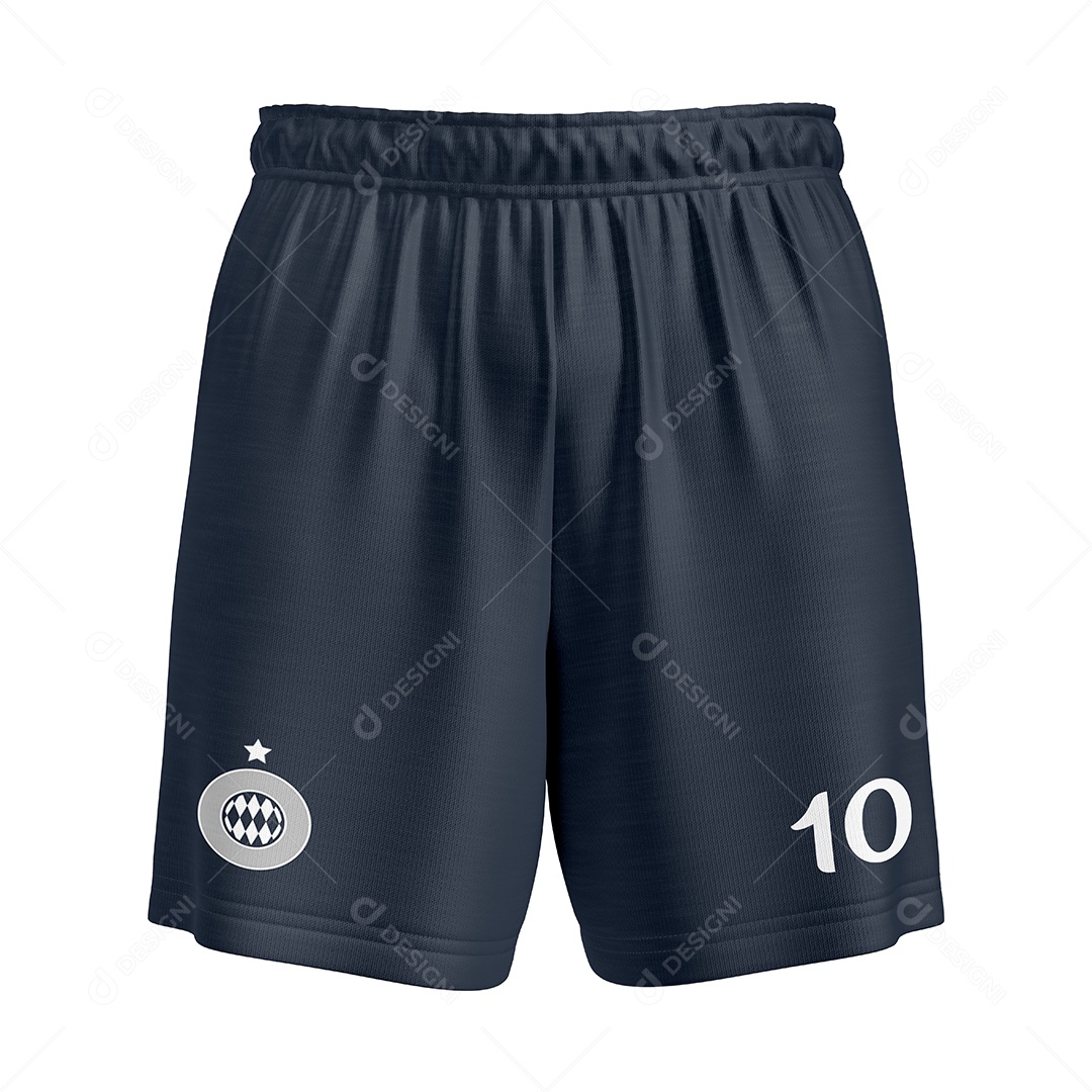 Short de Futebol Frente Mockup PSD Editável