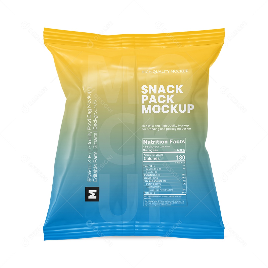 Mockup De Embalagem Vista De Costa PSD Editável