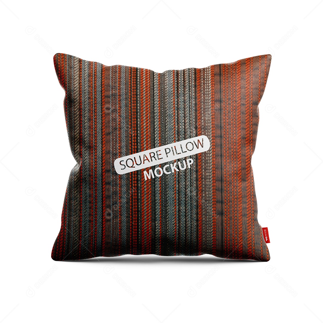 Almofada de Sofá Quadrada PSD editável Mockup