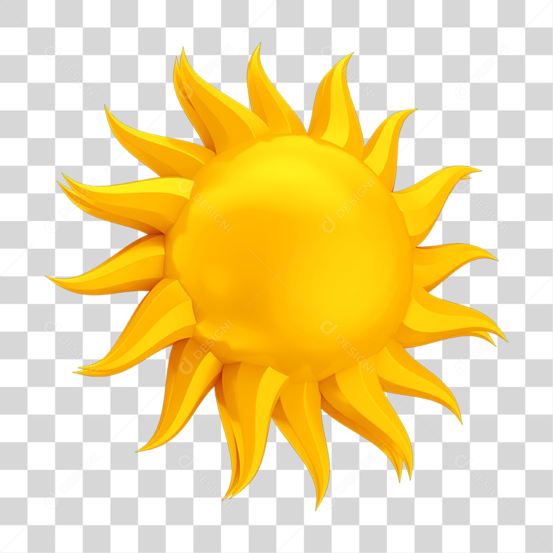 Emoji Sol PNG Transparente