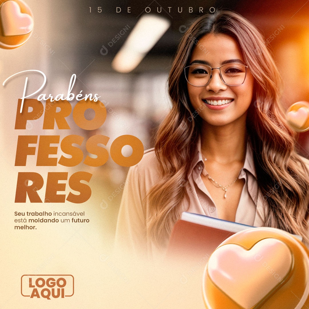 Moldando Um Futuro Melhor Dia Do Professor Social Media PSD Editável