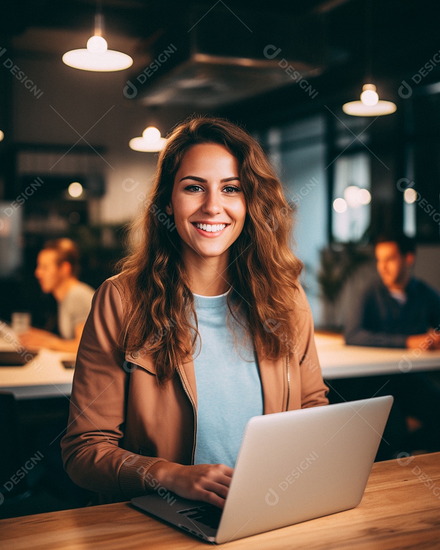 mulher atraente na casa dos 30 anos